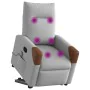 Sillón de masaje reclinable de pie de tela gris nube de , Sillones - Ref: Foro24-3324013, Precio: 287,85 €, Descuento: %