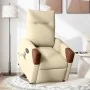 Silla de masaje reclinable de pie de tela color crema de , Sillones - Ref: Foro24-3324018, Precio: 275,14 €, Descuento: %