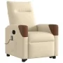 Silla de masaje reclinable de pie de tela color crema de , Sillones - Ref: Foro24-3324018, Precio: 275,14 €, Descuento: %