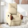 Sillón eléctrico reclinable elevable de tela color crema de , Sillones - Ref: Foro24-3324026, Precio: 323,93 €, Descuento: %