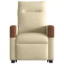 Sillón eléctrico reclinable elevable de tela color crema de , Sillones - Ref: Foro24-3324026, Precio: 323,93 €, Descuento: %