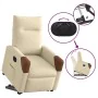 Sillón eléctrico reclinable elevable de tela color crema de , Sillones - Ref: Foro24-3324026, Precio: 323,93 €, Descuento: %