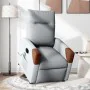 Sillón de masaje eléctrico reclinable elevable tela gris claro de , Sillones - Ref: Foro24-3324030, Precio: 339,78 €, Descuen...