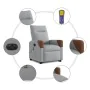 Sillón de masaje eléctrico reclinable elevable tela gris claro de , Sillones - Ref: Foro24-3324030, Precio: 339,78 €, Descuen...