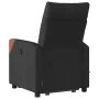 Sillón de masaje eléctrico reclinable elevable tela negro de , Sillones - Ref: Foro24-3324032, Precio: 340,23 €, Descuento: %