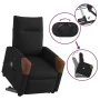 Sillón de masaje eléctrico reclinable elevable tela negro de , Sillones - Ref: Foro24-3324032, Precio: 340,23 €, Descuento: %