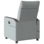 Sillón reclinable de masaje eléctrico tela gris claro de , Sillones - Ref: Foro24-3324045, Precio: 256,96 €, Descuento: %