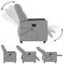 Sillón reclinable de masaje eléctrico tela gris claro de , Sillones - Ref: Foro24-3324045, Precio: 256,96 €, Descuento: %