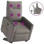 Sillón reclinable de masaje elevable tela gris taupé de , Sillones - Ref: Foro24-3324064, Precio: 303,58 €, Descuento: %