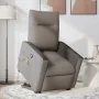 Sillón reclinable de masaje elevable tela gris taupé de , Sillones - Ref: Foro24-3324064, Precio: 303,58 €, Descuento: %