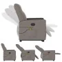 Sillón reclinable de masaje elevable tela gris taupé de , Sillones - Ref: Foro24-3324064, Precio: 303,58 €, Descuento: %