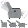 Sillón eléctrico reclinable elevable de tela gris claro de , Sillones - Ref: Foro24-3324066, Precio: 324,11 €, Descuento: %