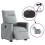 Sillón eléctrico reclinable elevable de tela gris claro de , Sillones - Ref: Foro24-3324066, Precio: 324,11 €, Descuento: %