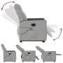 Sillón de masaje eléctrico reclinable elevable tela gris nube de , Sillones - Ref: Foro24-3324072, Precio: 342,14 €, Descuent...
