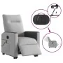 Sillón de masaje eléctrico reclinable elevable tela gris nube de , Sillones - Ref: Foro24-3324072, Precio: 342,14 €, Descuent...