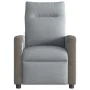 Sillón reclinable de masaje eléctrico tela gris claro de , Sillones - Ref: Foro24-3324085, Precio: 254,72 €, Descuento: %