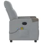 Sillón reclinable de masaje eléctrico tela gris claro de , Sillones - Ref: Foro24-3324085, Precio: 254,72 €, Descuento: %