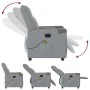 Sillón reclinable de masaje eléctrico tela gris claro de , Sillones - Ref: Foro24-3324085, Precio: 254,72 €, Descuento: %