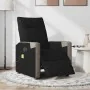 Sillón reclinable de masaje eléctrico tela negro de , Sillones - Ref: Foro24-3324087, Precio: 254,72 €, Descuento: %