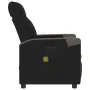 Sillón reclinable de masaje eléctrico tela negro de , Sillones - Ref: Foro24-3324087, Precio: 254,72 €, Descuento: %
