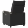 Sillón reclinable de masaje eléctrico tela negro de , Sillones - Ref: Foro24-3324087, Precio: 254,72 €, Descuento: %