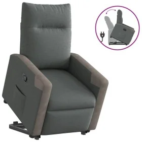 Sillón reclinable elevable de tela gris oscuro de , Sillones - Ref: Foro24-3324091, Precio: 276,82 €, Descuento: %