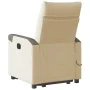 Silla de masaje reclinable de pie de tela color crema de , Sillones - Ref: Foro24-3324098, Precio: 287,59 €, Descuento: %