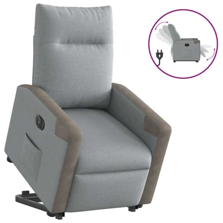 Sillón eléctrico reclinable elevable de tela gris claro von , Sessel - Ref: Foro24-3324100, Preis: 326,51 €, Rabatt: %