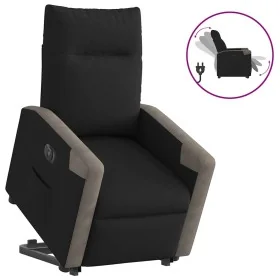 Sillón eléctrico reclinable elevable de tela negro de , Sillones - Ref: Foro24-3324102, Precio: 324,17 €, Descuento: %