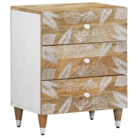 Mesita de noche madera maciza de mango 50x33x60 cm by , Nightstands - Ref: Foro24-4018673, Price: 104,25 €, Discount: %