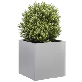 Jardinera 40x40x40 cm de acero galvanizado de , Maceteros y jardineras - Ref: Foro24-860666, Precio: 51,13 €, Descuento: %
