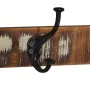 Perchero multicolor madera maciza reciclada 80x35x35 cm de , Percheros para sombreros y abrigos - Ref: Foro24-4015938, Precio...