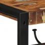 Perchero multicolor madera maciza reciclada 80x35x35 cm de , Percheros para sombreros y abrigos - Ref: Foro24-4015938, Precio...
