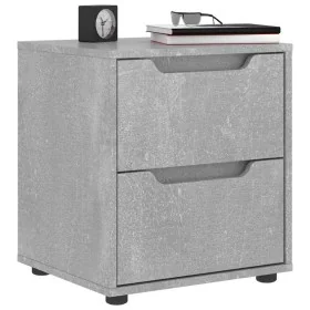 Mesilla de noche VISNES gris hormigón 45x40x50 cm by , Nightstands - Ref: Foro24-4108282, Price: 74,80 €, Discount: %