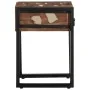 Mesa auxiliar multicolor 35x35x50 cm madera maciza reciclada by , Side tables - Ref: Foro24-4015944, Price: 80,30 €, Discount: %