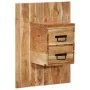Mesita de noche madera maciza de acacia 60x32x80 cm de , Mesitas de noche - Ref: Foro24-4017529, Precio: 92,17 €, Descuento: %