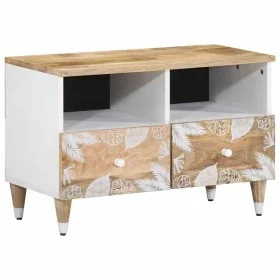 Mueble de TV madera maciza de mango 70x33,5x46 cm von , CD- und DVD-Speicher - Ref: Foro24-4018665, Preis: 72,53 €, Rabatt: %