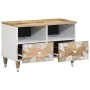Mueble de TV madera maciza de mango 70x33,5x46 cm von , CD- und DVD-Speicher - Ref: Foro24-4018665, Preis: 72,53 €, Rabatt: %