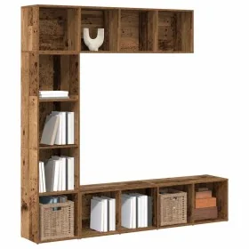 Estantería para libros 3 uds madera vieja madera de ingeniería de , Librerías y estanterías - Ref: Foro24-3328549, Precio: 16...