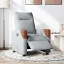 Sillón reclinable eléctrico tela gris claro de , Sillones - Ref: Foro24-3323990, Precio: 239,93 €, Descuento: %