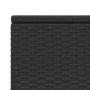 Tumbona con cojín flotante ratán sintético negro de , Tumbonas - Ref: Foro24-4104202, Precio: 237,20 €, Descuento: %