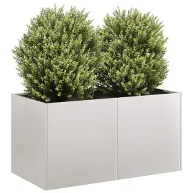 Jardinera 80x40x40 cm acero inoxidable by , Pots and planters - Ref: Foro24-860672, Price: 98,66 €, Discount: %