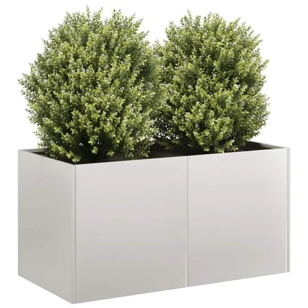 Jardinera 80x40x40 cm acero inoxidable by , Pots and planters - Ref: Foro24-860672, Price: 98,66 €, Discount: %