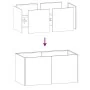 Jardinera 80x40x40 cm acero inoxidable by , Pots and planters - Ref: Foro24-860672, Price: 98,66 €, Discount: %