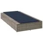 Tumbona con cojín flotante ratán sintético gris by , Loungers - Ref: Foro24-4104209, Price: 247,78 €, Discount: %
