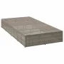 Tumbona con cojín flotante ratán sintético gris by , Loungers - Ref: Foro24-4104209, Price: 247,78 €, Discount: %