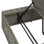 Tumbona con cojín flotante ratán sintético gris by , Loungers - Ref: Foro24-4104209, Price: 247,78 €, Discount: %