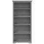 Librería BODO 5 estantes madera maciza pino gris 82x40x173 cm de , Librerías y estanterías - Ref: Foro24-355082, Precio: 179,...