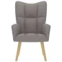 Sillón de relax de tela gris taupe de , Sillones - Ref: Foro24-4016773, Precio: 112,71 €, Descuento: %