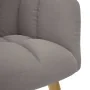 Sillón de relax de tela gris taupe de , Sillones - Ref: Foro24-4016773, Precio: 112,71 €, Descuento: %